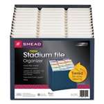 Smead&reg; 12-Pocket Stadium File, 12 1/4 x 13 5/8, Navy, Letter # SMD70211