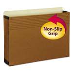 Smead&reg; Easy Grip File Pocket, Legal, 3 1/2" Exp., Redrope, 25/Box # SMD74282