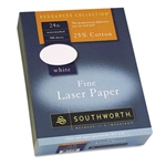 Southworth Resources Fine Laser Paper, White, 24lb, Let