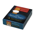 Southworth Credentials Fine Business Paper, White Ruled