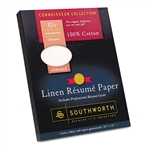 Southworth 100% Cotton Premium Wt. Linen Résumé Paper, 