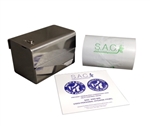 S.A.C. Total Solution Starter Set - Sanitary Napkin & Tampon Disposal, Roll Format, Stainless Steel - Contains 1 Set # SR3000SS