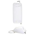 Mercury SST-4 4-gallon polyethylene solution tank mounted on floor machine handle