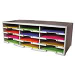 Storex Storex Literature Organizer, 12 Section, 10 5/8 x 13 3/10 x 31 2/5, Gray # STX61601U01C