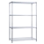 R&B Wire Shelving Unit 18x36x72 (w/o Casters), 4 Wire Shelves