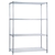 R&B Wire Shelving Unit 18x48x72 w/o Casters), 4 Wire Shelves
