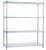 R&B Wire Shelving Unit 18x60x72 (w/o Casters), 4 Wire Shelves