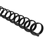 Swingline&trade; GBC&reg; Zip Combs Spines, 1/2" Diameter, Black, 50/Pack # SWI15006