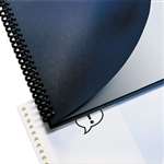 Swingline&trade; GBC&reg; Leather Look Binding System Covers, 11-1/4 x 8-3/4, Black, 200 Sets/Box # SWI2000712