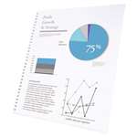Swingline&trade; GBC&reg; ProClick Presentation Paper, 8-1/2 x11, White, 250 Sheets # SWI2514479