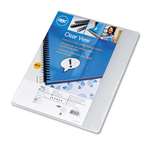 Swingline&trade; GBC&reg; Design View Binding System Covers, 11-1/4 x 8-3/4, Clear, 25/Pack # SWI2514500