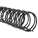 Swingline&trade; GBC&reg; WireBind Spines, 1/2" Diameter, 100 Sheet Capacity, Black, 100/Box # SWI9775028