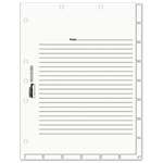 Tabbies&reg; Medical Chart Index Divider Sheets, 8 1/2 x 11, White, 400/Box # TAB54520