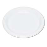 Tablemate&reg; Plastic Dinnerware, Plates, 9" Diameter, White, 125/Pack # TBL9644WH