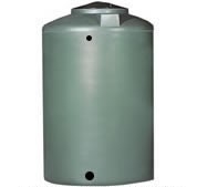 Chem-Tainer 130 Gallon Green Vertical Water Tank, Premium, Portable, Vertical, Drinking Water Tank