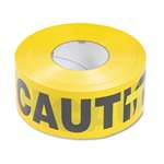 Tatco Caution Barricade Safety Tape, Yellow, 3w x 1,000 ft. Roll # TCO10700