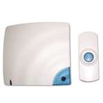 Tatco Wireless Doorbell, Battery Operated, 1-3/8w x 3/4d x 3-1/2h, Bone # TCO57910