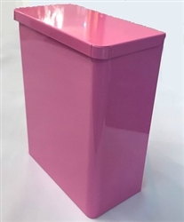 S.A.C. Sanitary Napkin & Tampon Disposal Receptacle -Pink powder coated steel - 1 Unit # TD1000PK