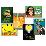 TREND&reg; Assorted Attitude and Smiles Themed Motivational Prints, 13 3/8 x 19, 6/Pack # TEPTA67920