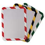 Tarifold, Inc. High Visibility Safety Frame Display Pocket-Magnet Back, 10 1/4 X 14 1/2, YW/BK # TFIP194944