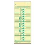 TOPS Time Card for Acroprint, IBM, Lathem and Simplex, 