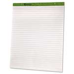 Ampad&reg; Flip Chart Pads, 1" Ruled, 27 x 34, White, Two 50-Sheet Pads # TOP24034