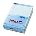TOPS Prism Plus Colored Pads, Legal Rule, Letter, Blue,