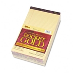 TOPS Docket Gold Ruled Perforated Pad, Legal Rule/Size 