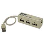 Tripp Lite 3-Port USB Hub W/Built-In File Transfer, 6-1/5w x 2-3/4d x 8-1/2h, White # TRPU227FT3R