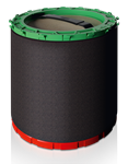 Unger HydroPower Ultra small tank replacement DI resin canister for pure water window cleaning systems
