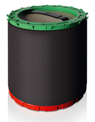 Unger HydroPower Ultra small tank replacement DI resin canister for pure water window cleaning systems