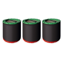 Unger UHPR2 HydroPower Ultra small tank DI resin canister 3-pack for window cleaning