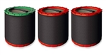 Unger UHPR3 HydroPower Ultra Large DI tank replacement resin canister 3-pack for pure-water window cleaning