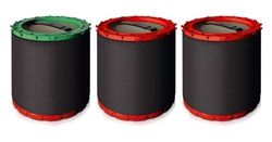 Unger UHPR3 HydroPower Ultra Large DI tank replacement resin canister 3-pack for pure-water window cleaning