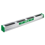 Unger Hold Up Aluminum Tool Rack, 36, Green/Silver, Ea