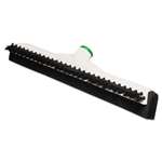 Unger&reg; Sanitary Brush w/Squeegee, 18" Brush, Moss Handle # UNGPB45A