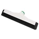 Unger&reg; Sanitary Standard Floor Squeegee, 18 Inch Blade, White Plastic/Black Rubber # UNGPM45A