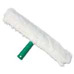 Unger&reg; Original Strip Washer, 14" Wide Blade, Green Nylon Handle, White Cloth Sleeve # UNGWC350