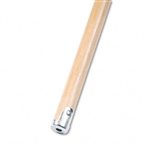 UNISAN Lie-Flat Screw-In Mop Handle, Lacquered Wood, 1