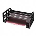 Universal Side Load Legal Desk Tray, Two-Tier, Plastic,