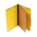 Universal Pressboard Classification Folders, Legal, 4-S