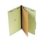 Universal Pressboard Classification Folder, Legal, 4-Se