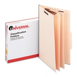 Universal Manila Classification Folders, Legal, 6-Secti