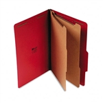 Universal Pressboard Classification Folders, Legal, 6-S