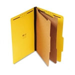 Universal Pressboard Classification Folders, Legal, 6-S