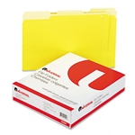 Universal Colored File Folders, 1/3 Cut, One-Ply Top Ta