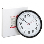 Universal Indoor/Outdoor Clock, 13-1/2in, Black # UNV11