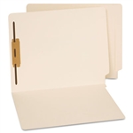 Universal End Tab Folders, 1 Fastener, Letter, Manila,