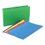 Universal Hanging File Folders, 1/5 Tab, 11 Point, Lega