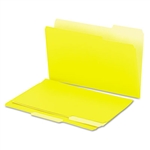 Universal Recycled Interior File Folders, 1/3 Cut, Top 